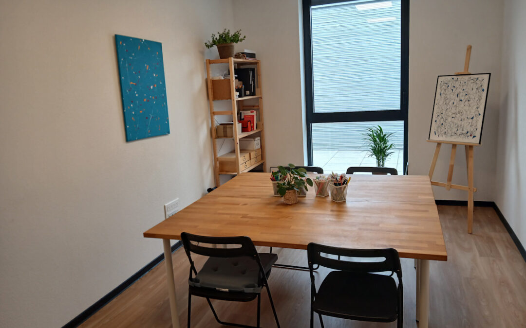 Avant de partir en vacances, je vous présente mon espace dédié aux ateliers et aux formations